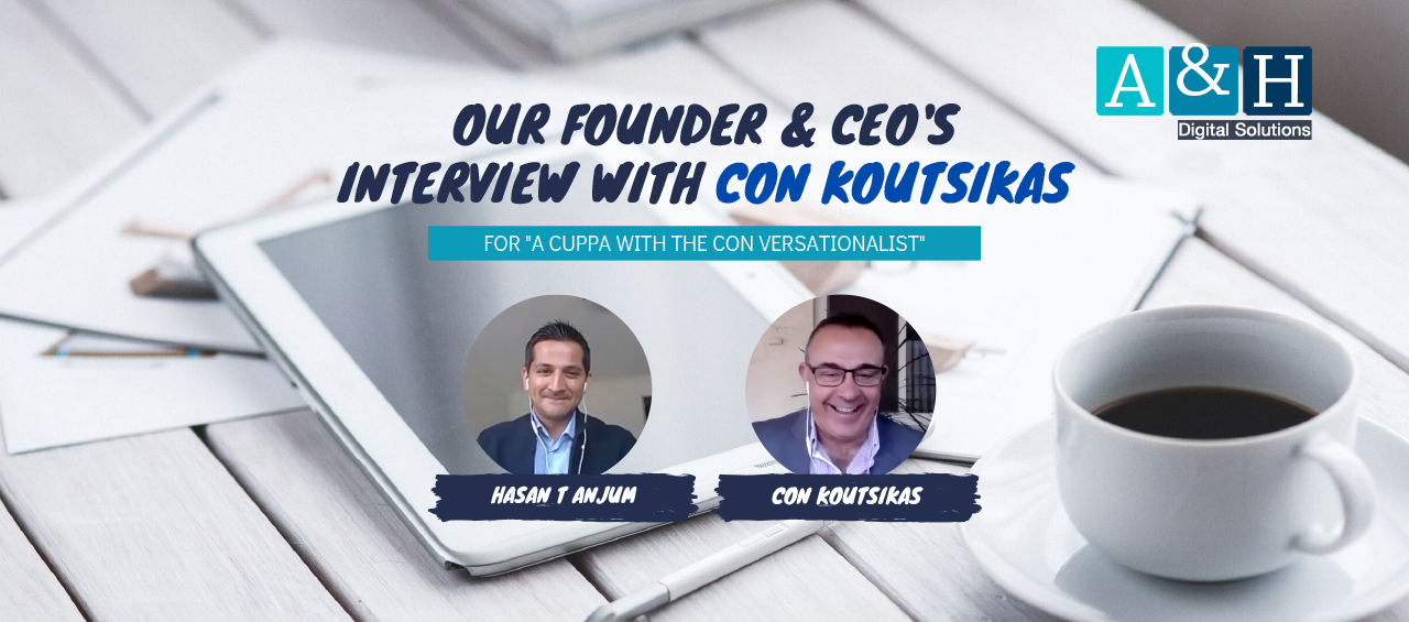 Our Founder and CEO’s Interview with Con Koutsikas